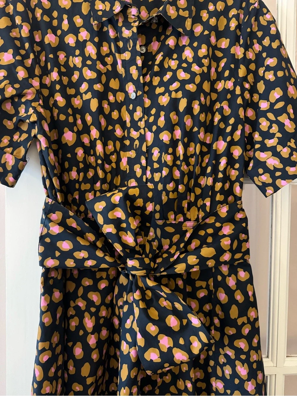 EUC J Crew shirt dress with pockets!